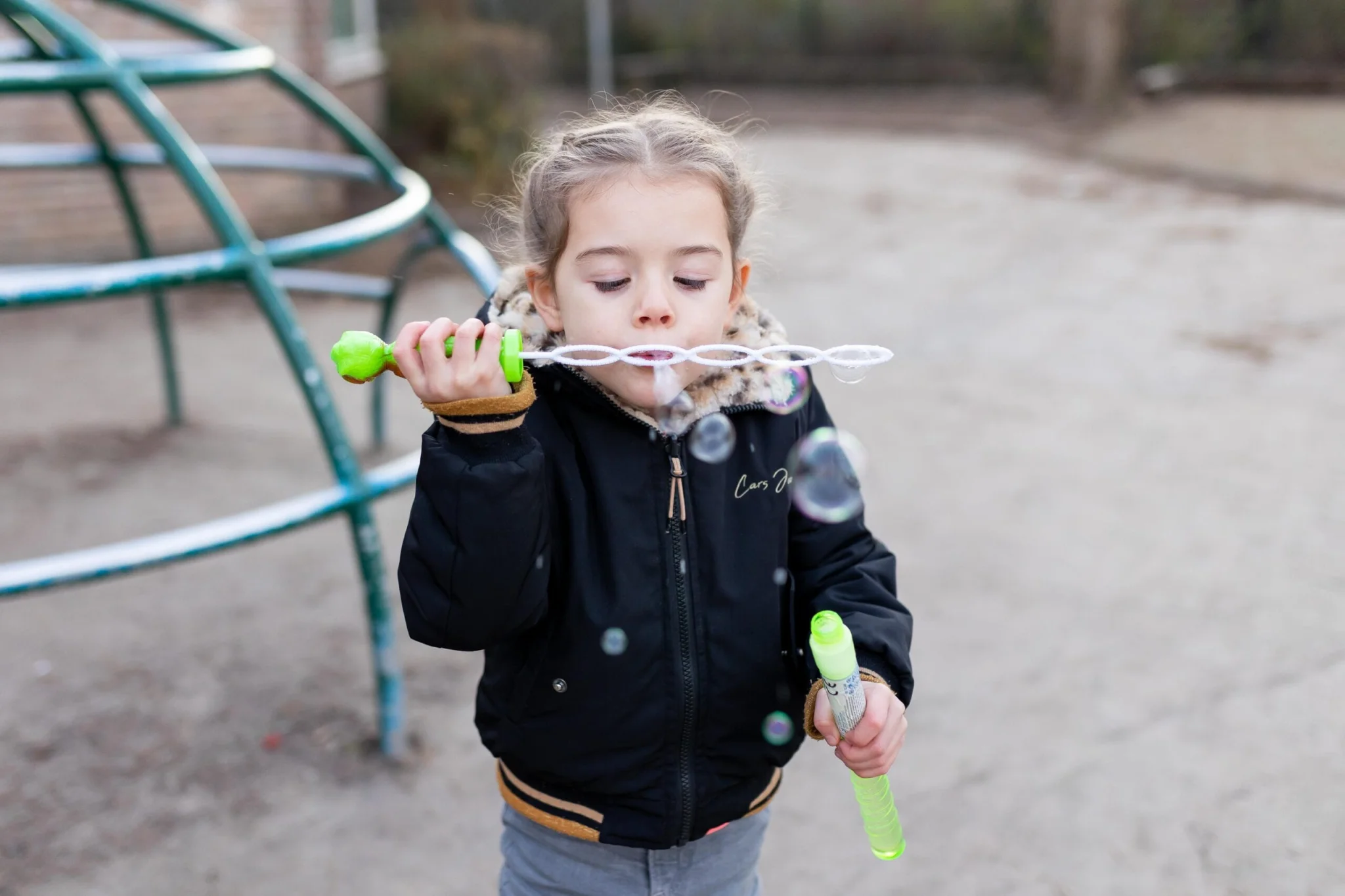 BSO De Korf meisje met bellenblaas